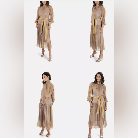 ZIMMERMANN SABOTAGE
ROLL NECK DRESS 100% Silk - Picture 7 of 8